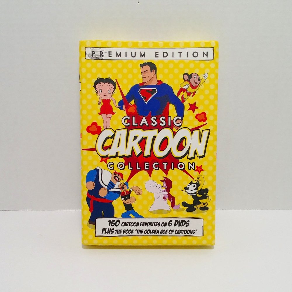 Classic Cartoons Collection DVD - 6 DVD Set + Book Premium Collectors Edition